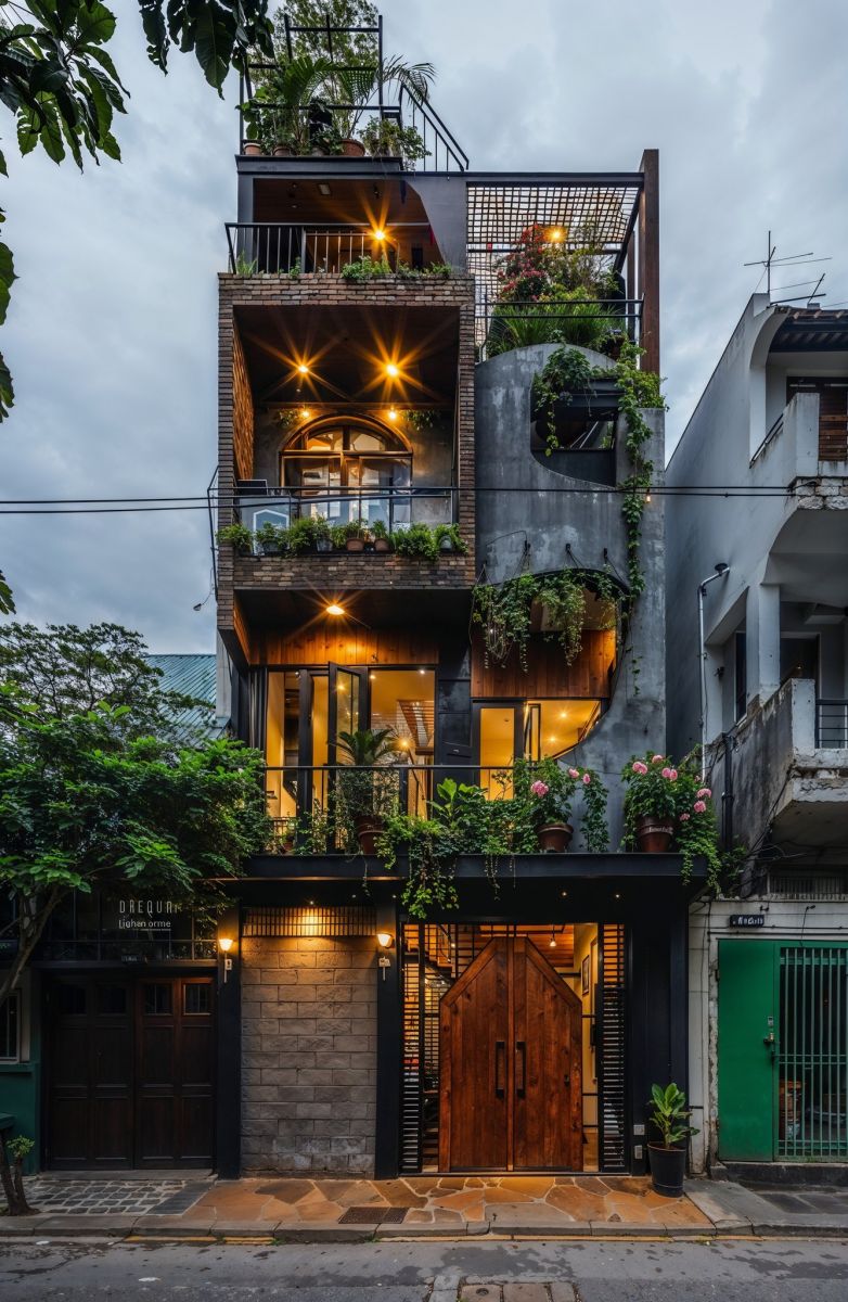 thiết kế cảnh quan trước nhà